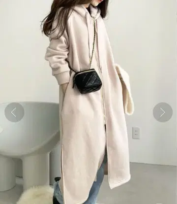 속기모 롱 후드티 코트 가볍고 따뜻한