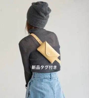 hwyl [ 택 포함 새상품 ] 휴일 천연 가죽 바디 백