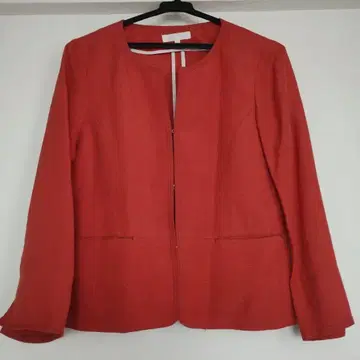 vestito 노카라 자켓 38 레드