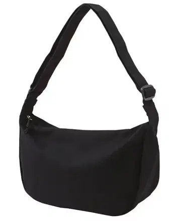 블랙 나일론 숄더백