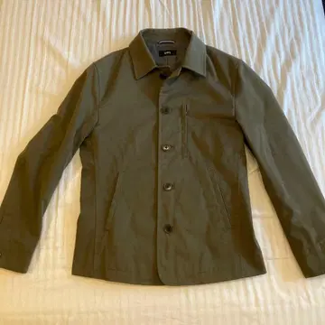 SHIPS 올리브 그린 버튼 자켓