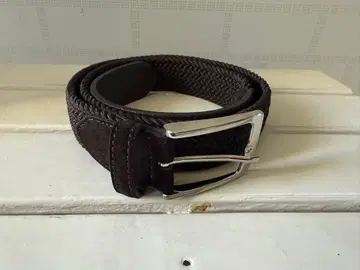 새들러스 메쉬 스웨이드 콤비 웨빙 벨트