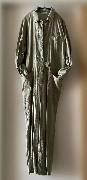 미사용 [ IENA ] 점프수트 36 올리브 모스그린