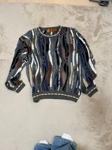 3D 니트 L coogi 구제 의류 스웨터