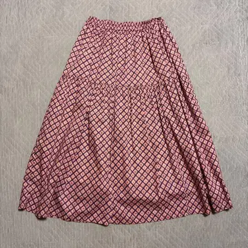 [ 새상품급 ] 미셸 보드윈 리버티 패턴 롱 기장 캉캉 스커트