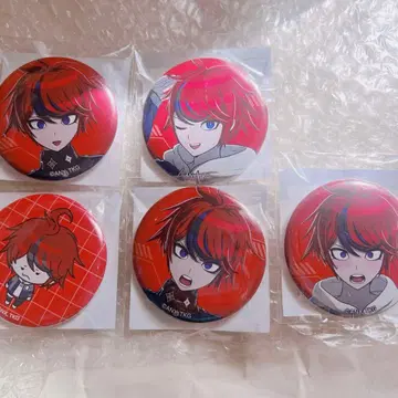 핸드레드라인 최종방위학원 캔뱃지 스미노 타쿠미 세트