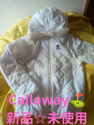 새상품 미사용 박스형 Callaway 여성용 L 화이트 캐릭터 웨이