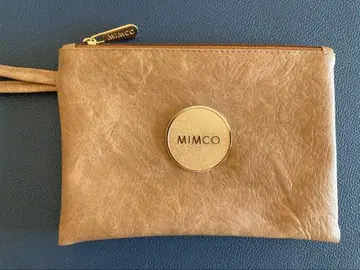 MIMCO 가죽 파우치 핸들 포함