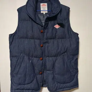 PANTON 다운 베스트 사이즈 44 데님