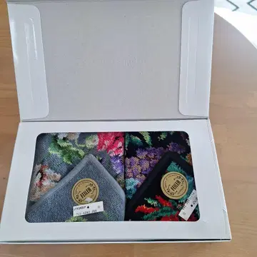 FEILER 꽃무늬 손수건 2장 세트