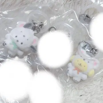 산리오 포근포근 스노우 메지루시 액세서리