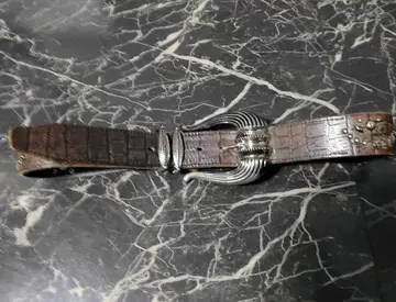 TORNADO MART 크로커다일 패턴 벨트