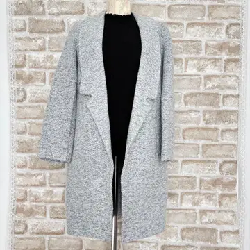 [ 미사용 새상품 ] 정가 3만 그레이 믹스 체스터 코트