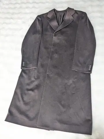 다크 브라운 남성용 롱 코트 [ 빅 사이즈 ] [ 루즈한 사이즈 ]