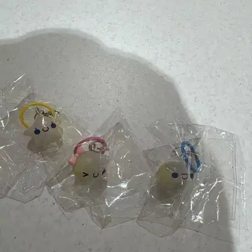 푸쿠푸쿠 아와와짱 코론토 클리어 메지루시 참 3점 세트