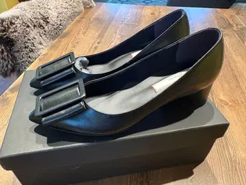 카네코 아야 Dhyana. 블랙 펌프스 23.0cm