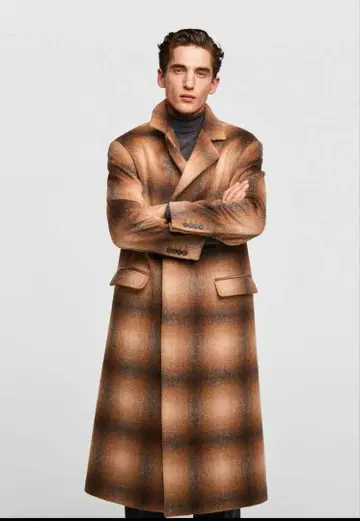 레어 ZARA 체스터 코트 롱 스트릿 스타일 K-스타일 2.6만