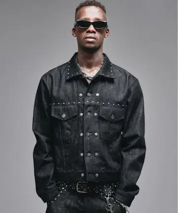 ANDER HUNK StudsDesignRigid Denim J