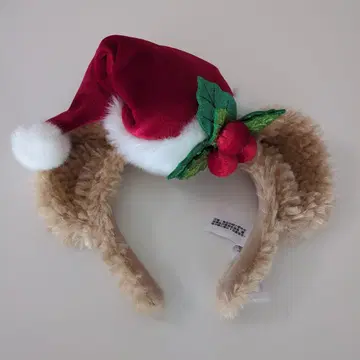 홍콩 디즈니 20주년 더피 크리스마스 머리띠