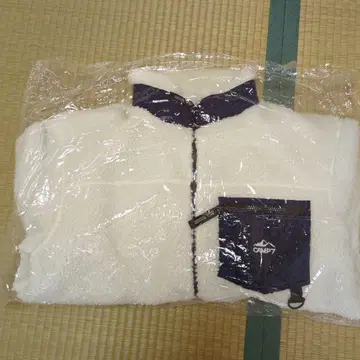 CAMP7 플리스 자켓 화이트/네이비