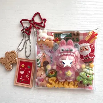 가챠 파우치 레드 크리스마스 버전