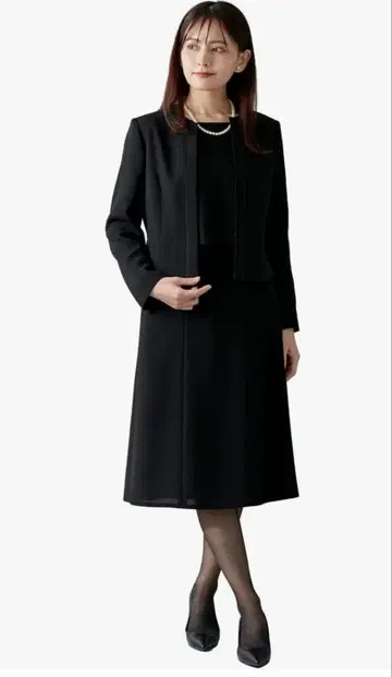 블랙 자켓 원피스 세트 예복 포멀 상복 11호