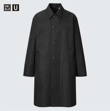 유니클로 U 스텐카라 코트 블랙 L 사이즈