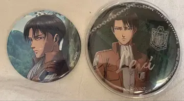 진격의 거인 리바이 캔뱃지 유니버셜 콜라보