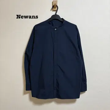 하자품 새상품급 뉴앙스 Newans 2way 턱 플레어 칼라 블라우스