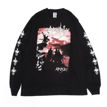 Amebix ARISE! 롱T 긴팔 블랙 L