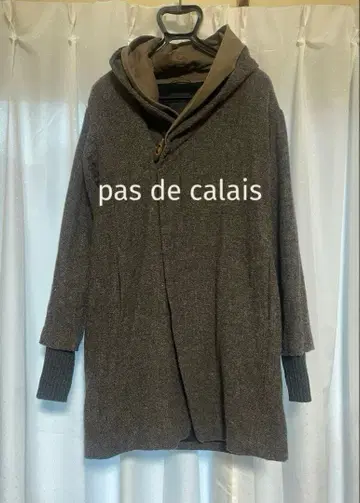 pas de calais 헤링본 코트 size38
