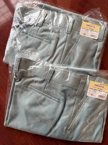 지벡 L-1230E 랫 바지 2장 사이즈 85 모스그린