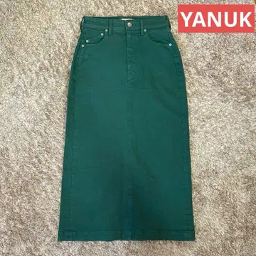 YANUK 데님 스커트 (그린)