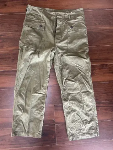 카고 팬츠 카키색 4 포켓
