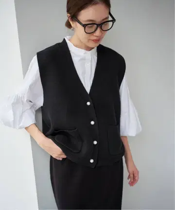 SLOBE IENA 펄 니트 베스트