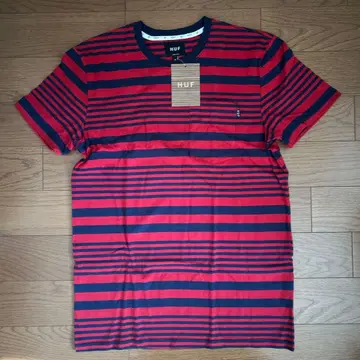 HUF SAYRET POCKET TEE M NAVY 스트라이프