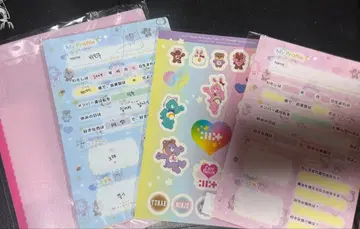 ILLIT 프로필 시트 스티커 세트 케어 베어