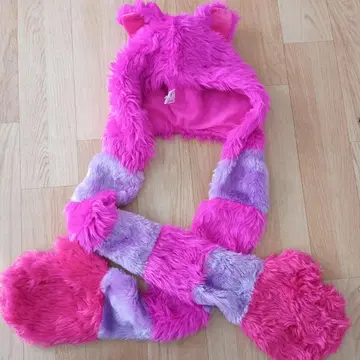 체셔 고양이 디즈니 머플러 팬캡