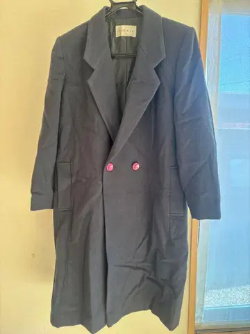 다크 그레이 롱 코트 PIGEON HEART