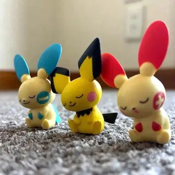 3종 세트 포켓몬 어깨 쿵 어깨 쿵fig 플러스 마이농 피츄