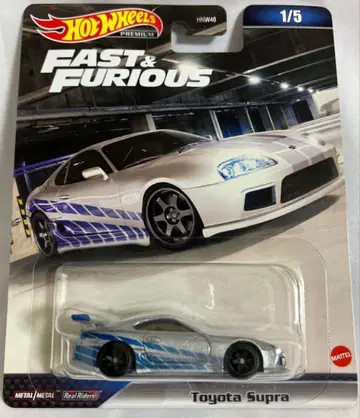 핫휠 프리미엄 와일드 스피드 도요타 수프라 은x파랑