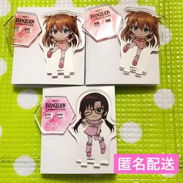 에반게리온 아크릴 스탠드 아니카페 아스카 마리