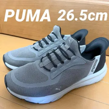 PUMA 그레이 스니커즈 메쉬 26.5cm 남성용 푸마