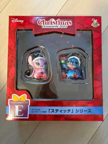 Happy 복권 디즈니 크리스마스 오너먼트 2025 스티치 시리즈