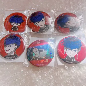 핸드레드라인 최종방위학원 캔뱃지 오모카게와이 6개 세트