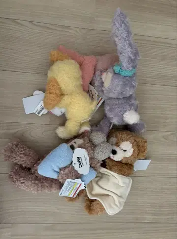 미사용 새상품 더피앤프렌즈 봉제 인형 세트