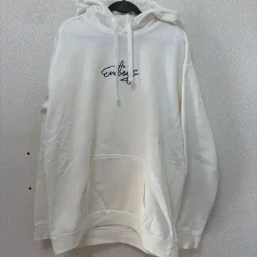 ENEBEYC 화이트 후드티 M 사이즈