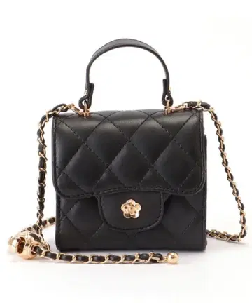 새상품 Lace Ladies 2Way 퀼팅 스퀘어 숄더백