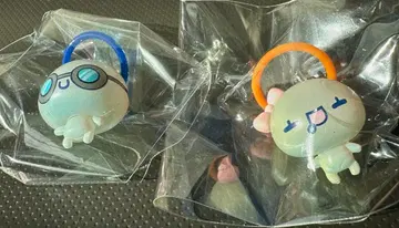 시프라 한정판 푹신푹신 아와와짱 통통 클리어 메지루시 참 2개 세트