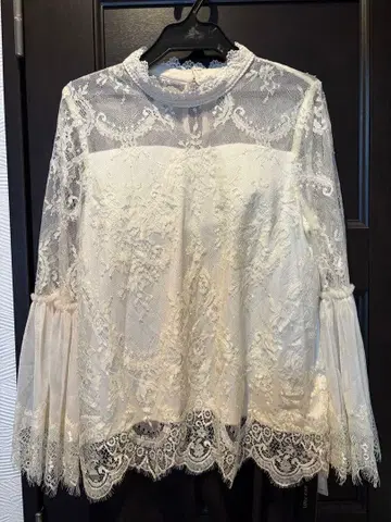 미사용 새상품 ROYAL PARTY 전체 레이스 블라우스 쉬폰 팬츠